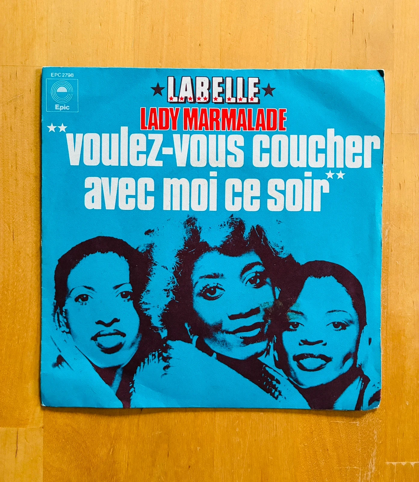 Disque vinyle 45T Labelle-Lady Marmelade-Voulez vous coucher avec moi ce soir?